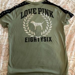 VS PINK BLING TEE SIZE SMALL